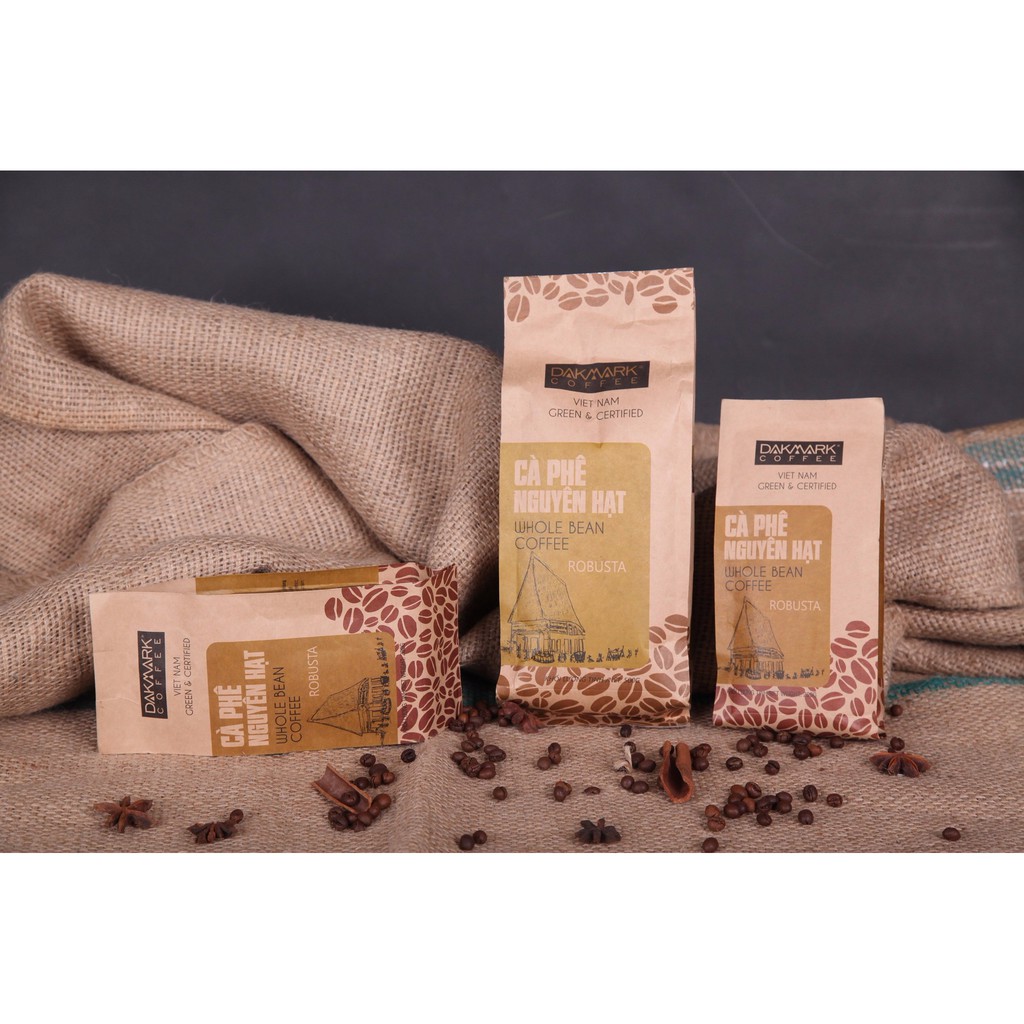 Cà phê nguyên hạt DakMark Robusta  200g | BigBuy360 - bigbuy360.vn