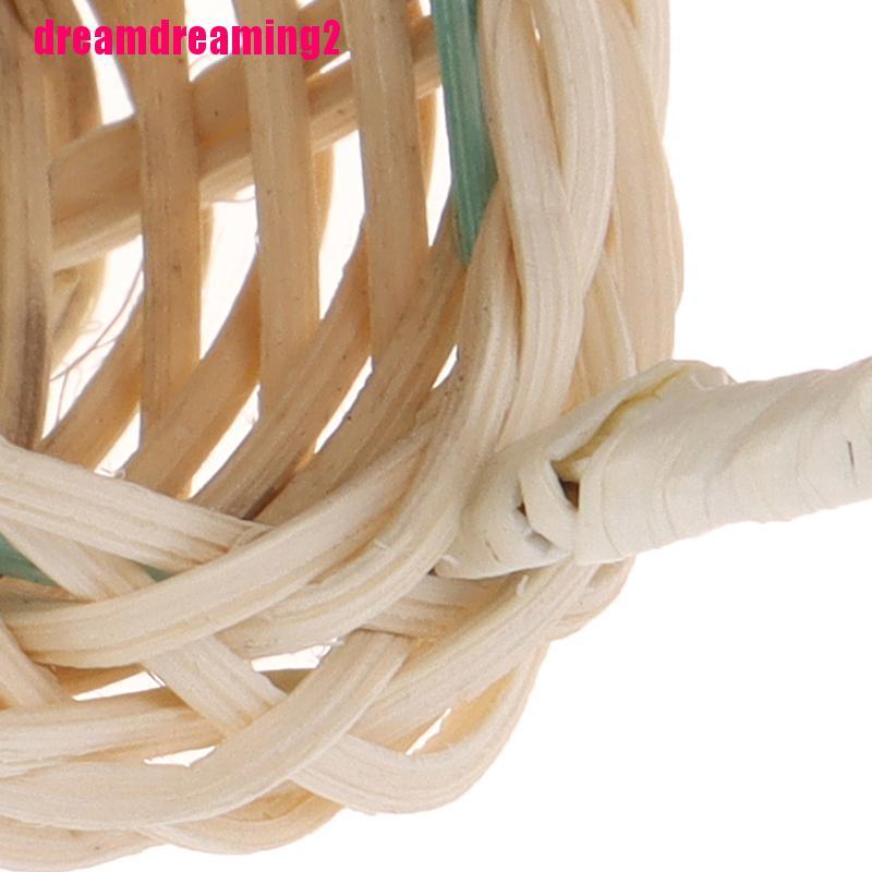 Rổ Mây Mini Đựng Rau Củ Quả Cho Búp Bê