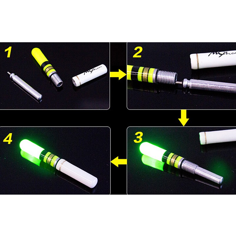 Phao Nổi Sử Dụng Pin Có Đèn LED Nổi Trên Mặt Nước Trong Đêm Tối