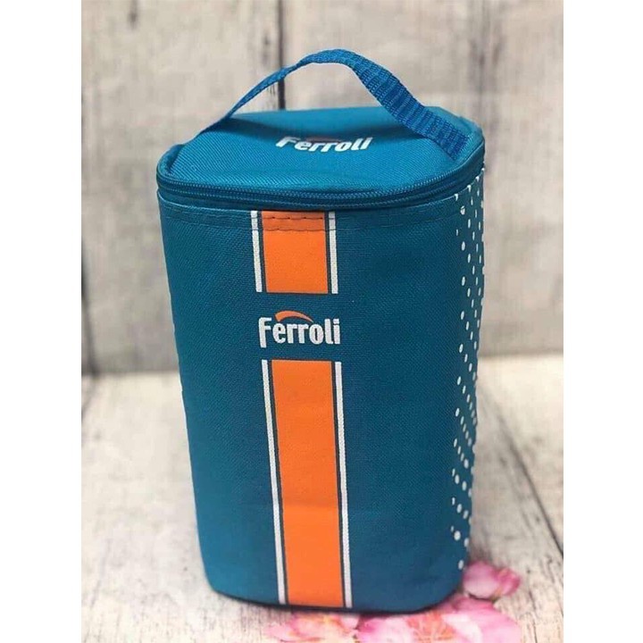 Bộ 3 thố thủy tinh feroli kèm túi xách giữ nhiệt tiện lợi