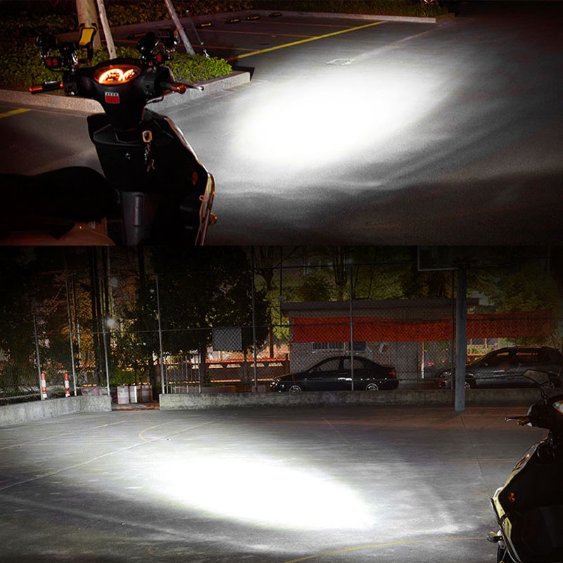 Đèn pha xe máy KEVANLY H4 6000K thông dụng