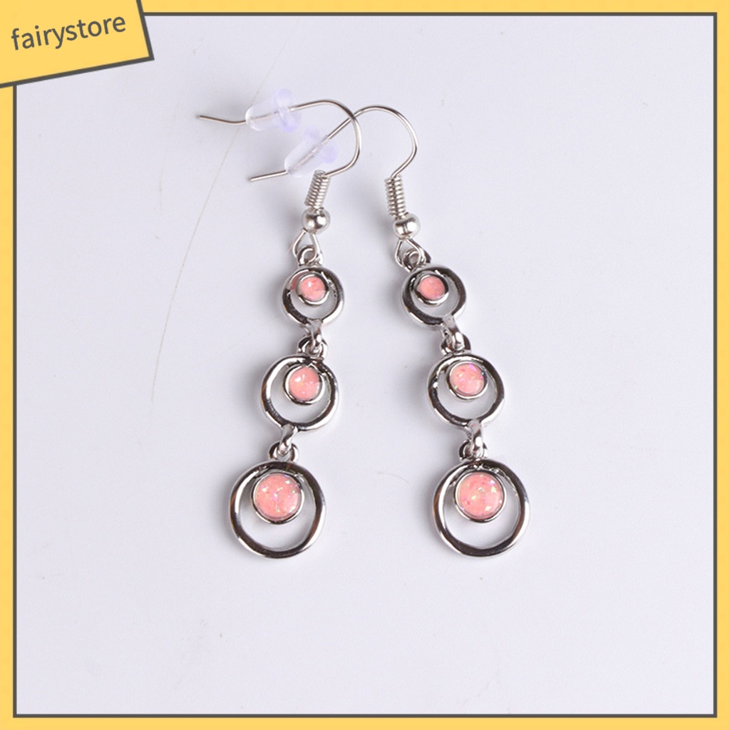 Đôi Khuyên Tai Dáng Dài Chất Liệu Thép Không Gỉ