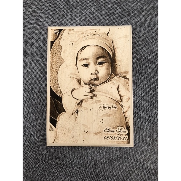 Khung ảnh gỗ ~khắc hình ảnh theo yêu cầu