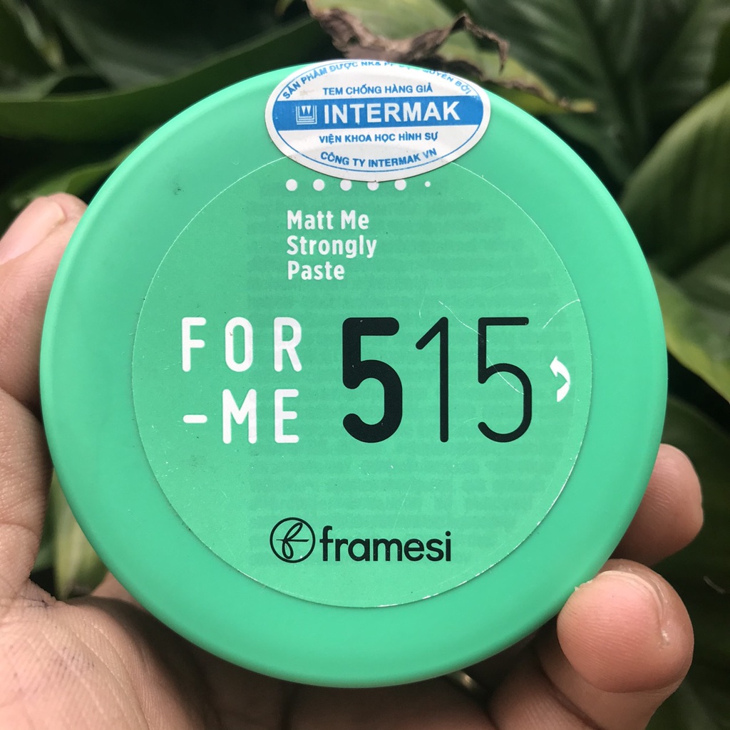 Sáp vuốt tóc nam giữ nếp siêu cứng FRAMESI FOR-ME 515 MATT ME STRONGLY PASTE 80ml