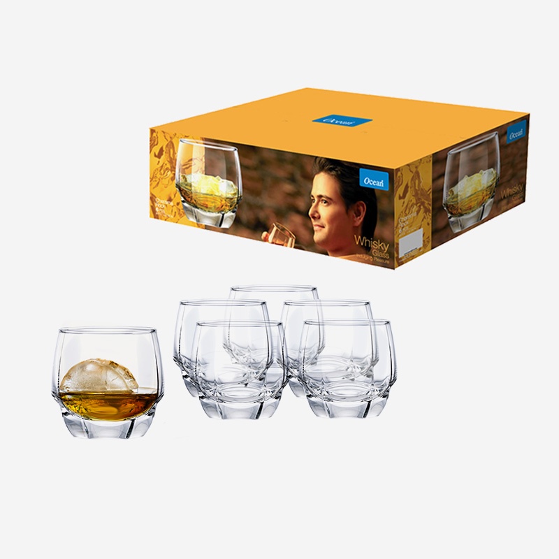 Bộ 6 Ly whisky Ocean Rock 340ml