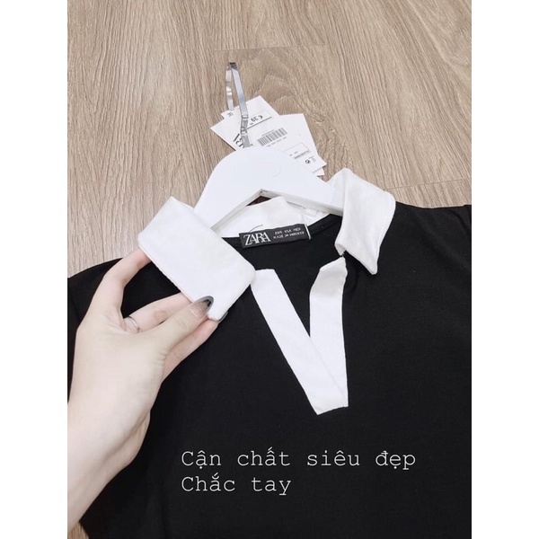 VÁY SUÔNG PHỐI CỔ BỔ TRỤ