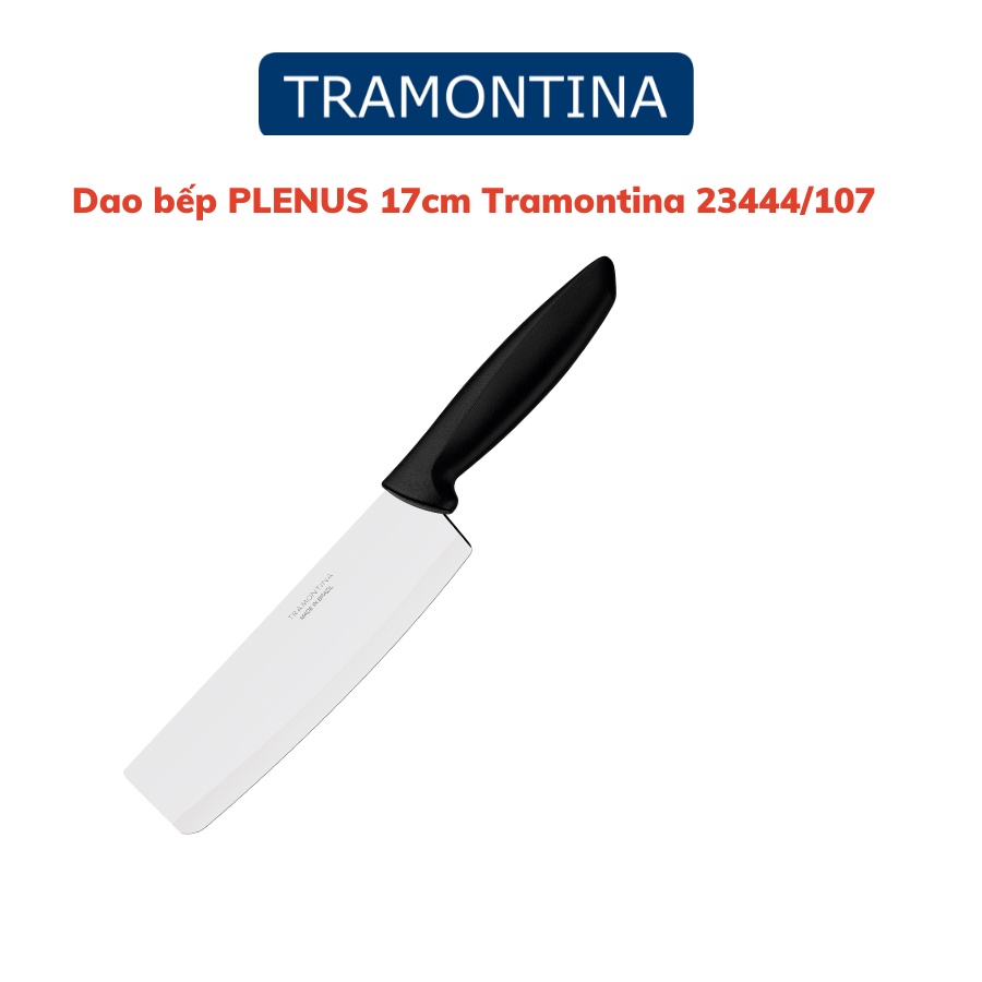 Dao bếp Tramontina Plenus chất liệu thép không gỉ cán nhựa nhập khẩu Brazil