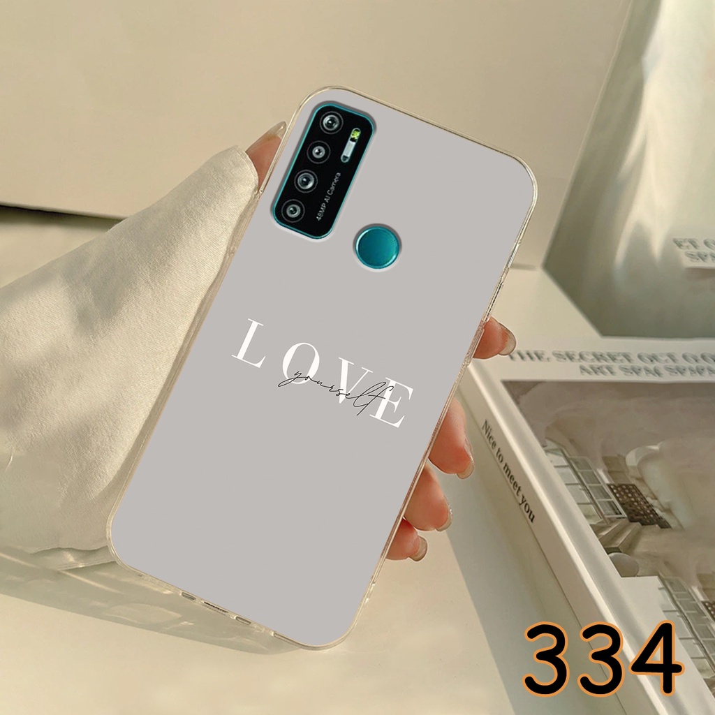 Ốp Lưng Vsmart Live 4 - Vsmart Live in hình WordLove - Chất liệu Silicon siêu bền