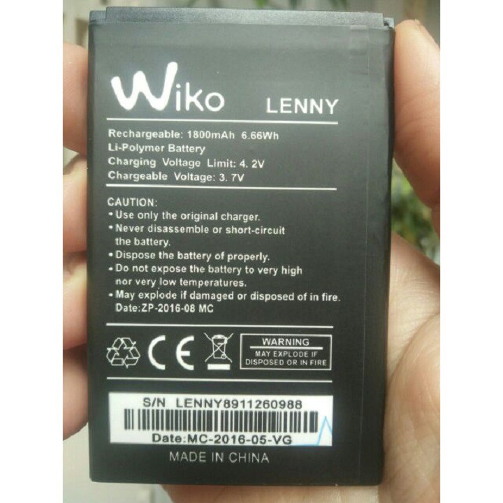 PIN WIKO SUNY 2 / SUNY 2 PLUS ZIN HÃNG