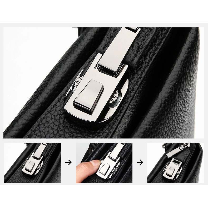 Ví Cầm Tay Nam Chuột túi Hàng Đẹp Da Thật khoá số an toàn kiểu Clutch Nam Cầm Tay Hàng Đẹp  Phong Cách Châu Âu k1991