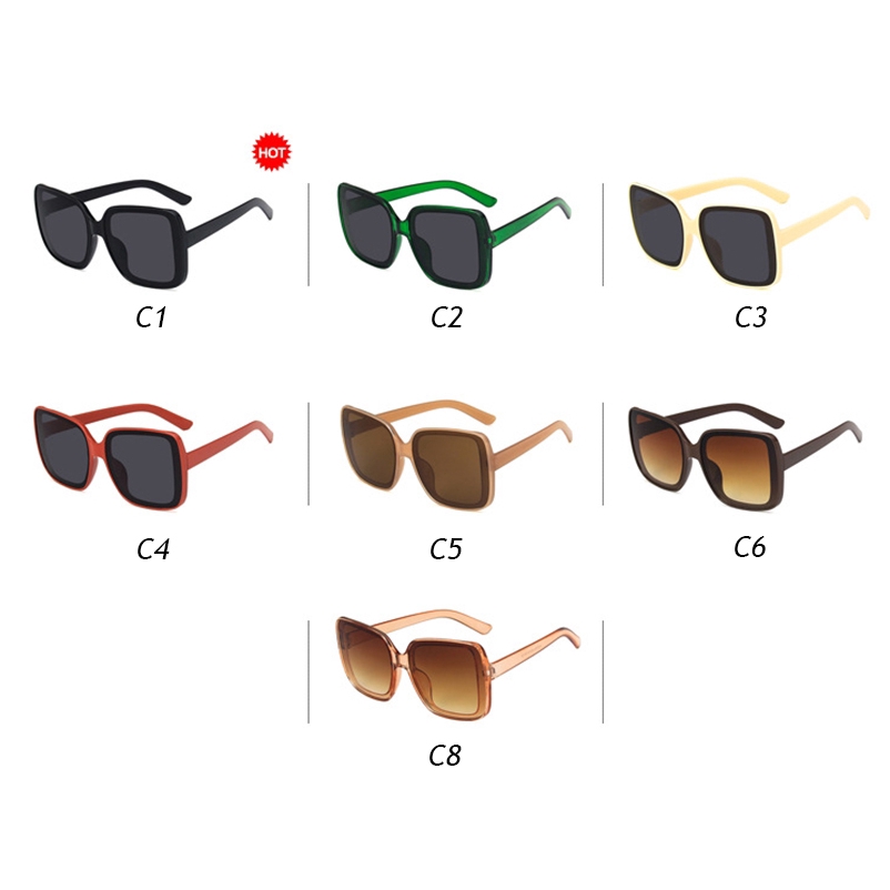 Kính mát gọng nhựa chống tia UV thời trang dành cho nữ