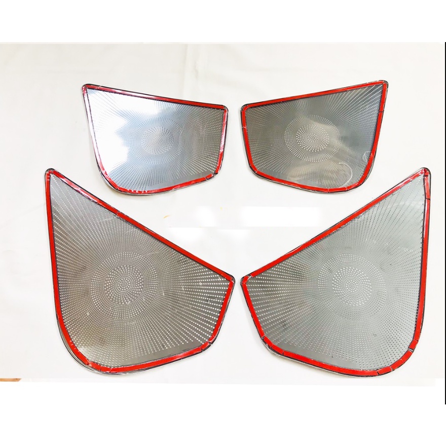 Ốp tapli, màng loa cánh cửa xe Ford Ranger 2016 - 2020, hàng titan cao cấp