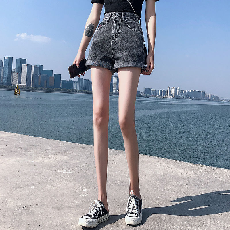 Quần jean ngắn thời trang kích thước S-2XL phong cách Hàn Quốc dành cho nữ