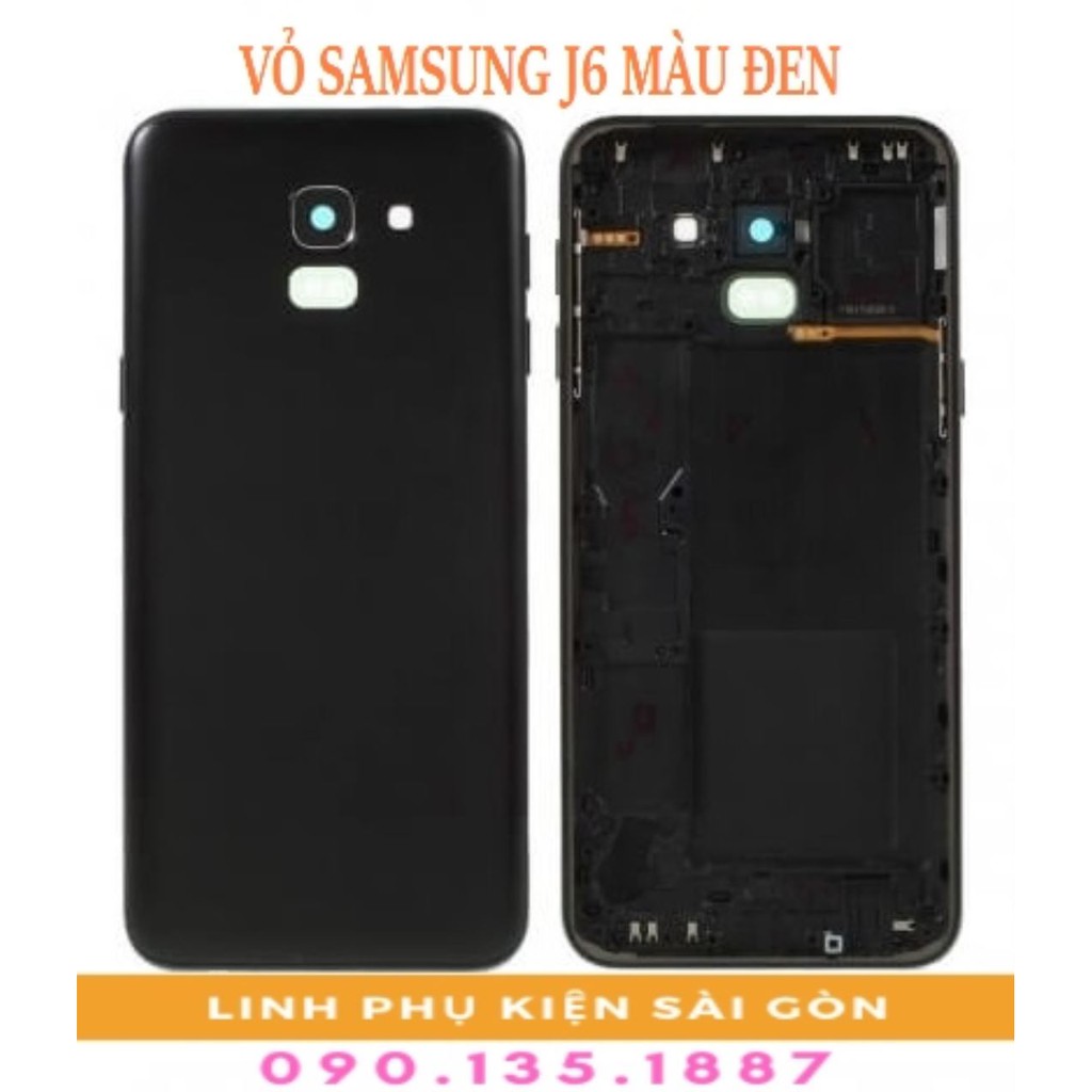 VỎ SAMSUNG J6 MÀU ĐEN