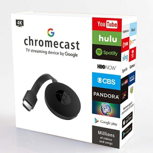 Thiết Bị Truyền Hình Ảnh Chromecast Tv Streaming Device G2 Hdmi 4k 1080p Wifi Miracast Dlna Airplay