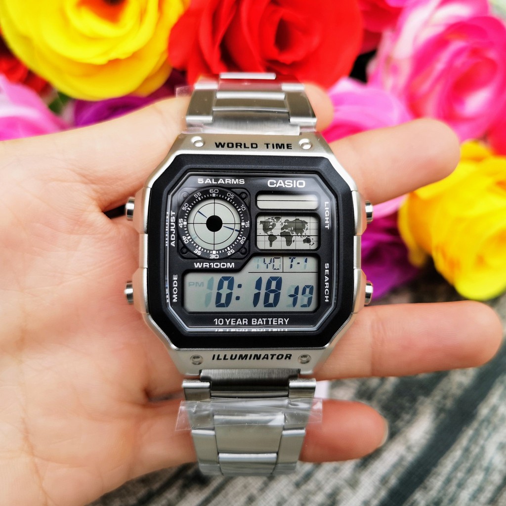 Đồng hồ nam casio ❤️ 𝐅𝐑𝐄𝐄𝐒𝐇𝐈𝐏 ❤️ Đồng hồ casio Đồng AE-1200 AE-1200WHB-1B AE-1200WH-1B AE-1200WHB-3B AE-1200WHD | BigBuy360 - bigbuy360.vn