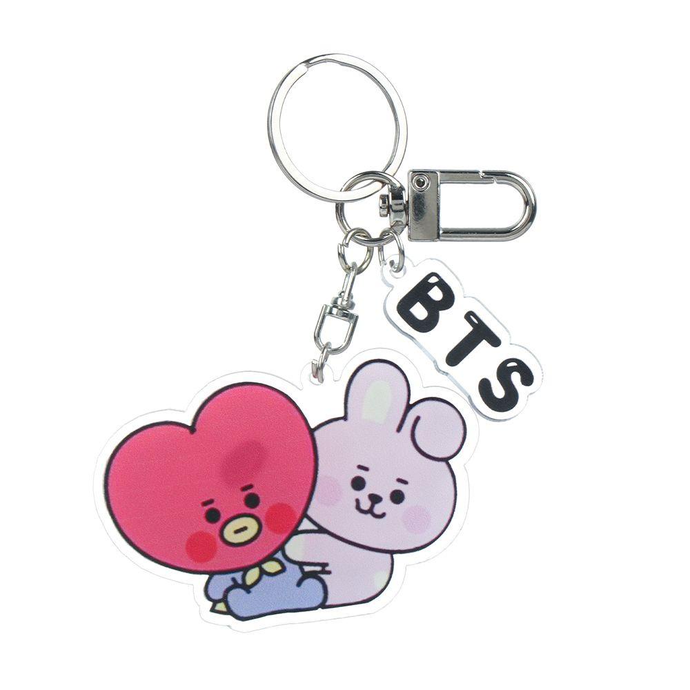 Móc Chìa Khóa An Toàn Không Độc Hại In Hình BTS WONDER