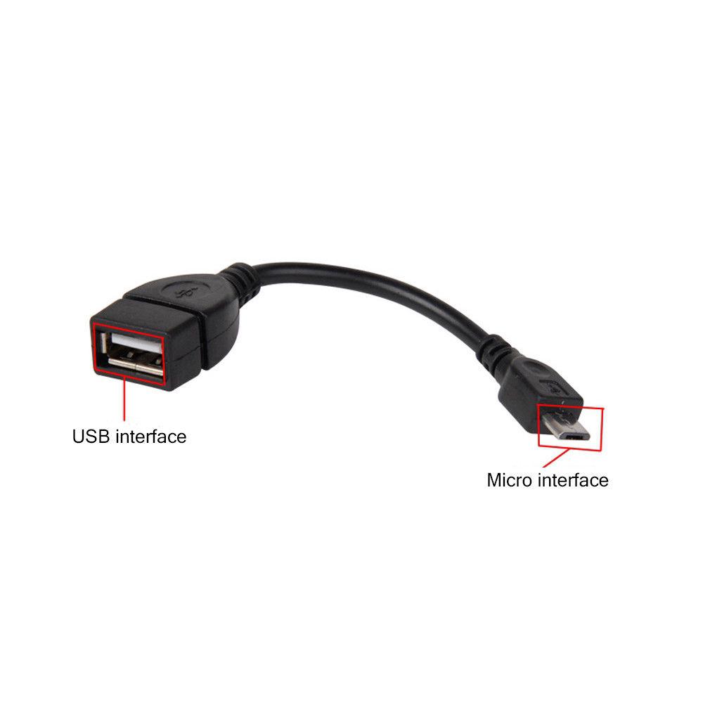 Dây cáp OTG chuyển đổi Micro USB sang USB 2.0 cho điện thoại Android , Tablet