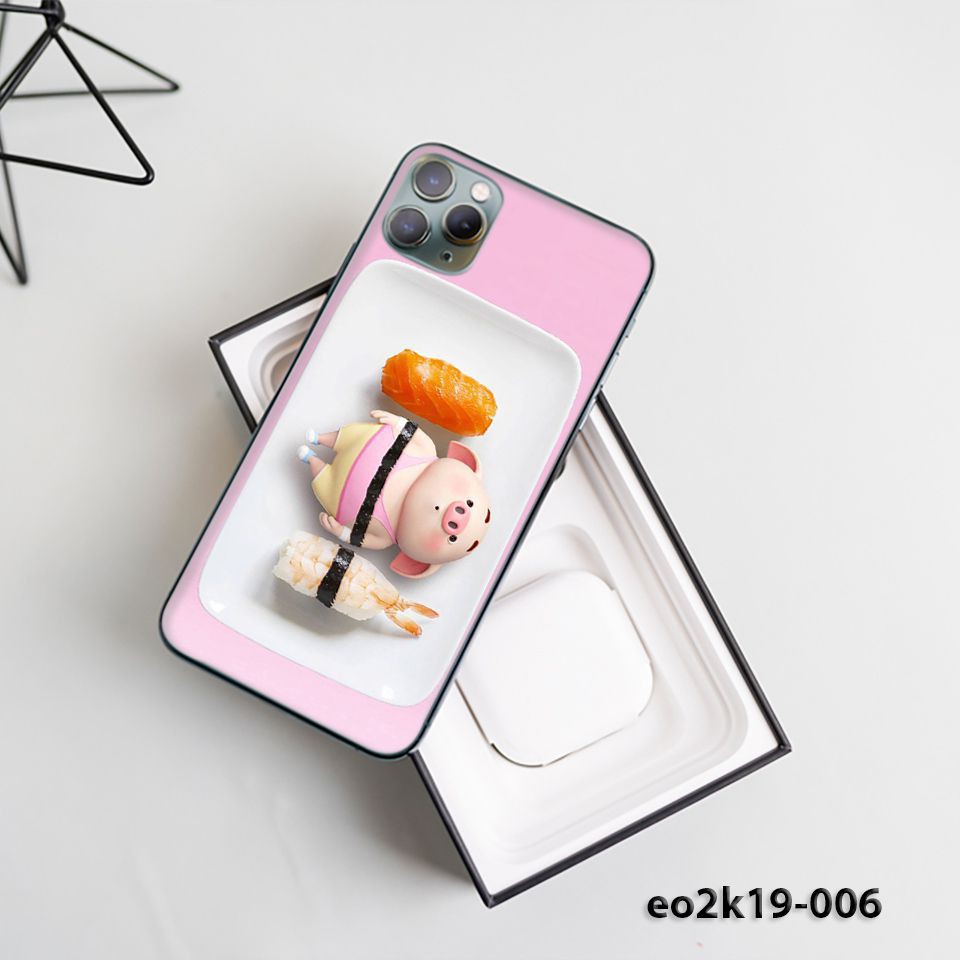 Ốp iPhone 11, 11 Pro, 11 Pro Max hình Heo con dễ thương x01 (Ốp dẻo chống bẩn chống sốc)