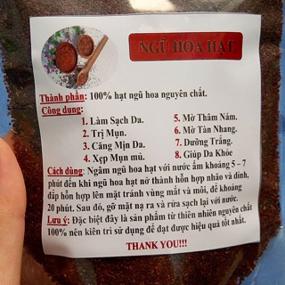 1 Kg hạt ngũ hoa đắp mặt hút mụn hiệu quả ( hạt to sạch)