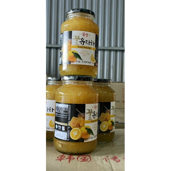 Chanh đào mật ong Hàn Quốc hũ 1kg