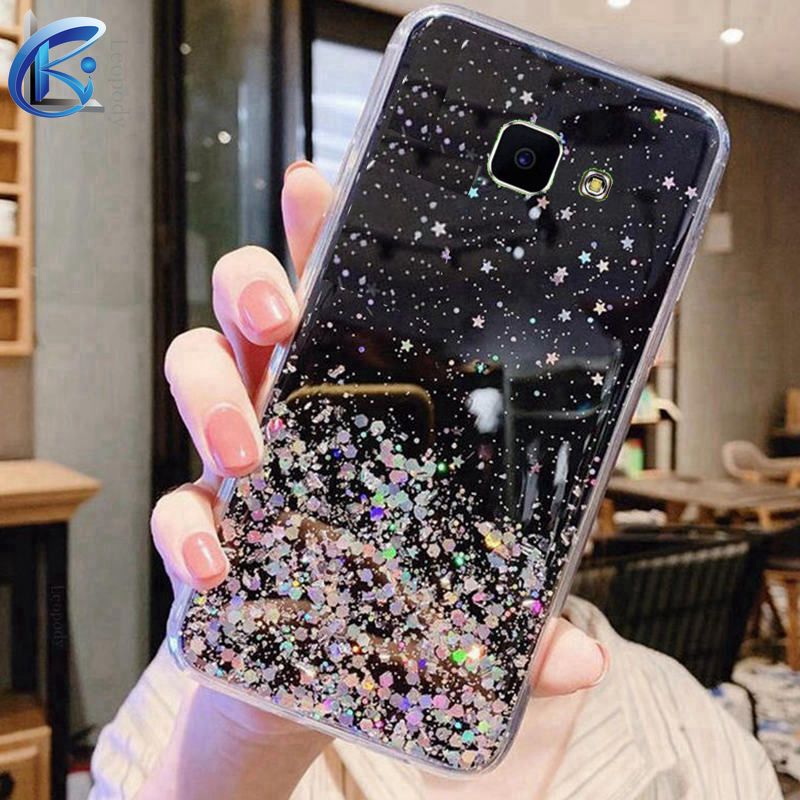 Ốp điện thoại mềm phối kim tuyến lấp lánh cho Samsung Galaxy J2 J5 J7 Prime J4 J6 A6 A8 Plus A6 2018 J8 A7 2018 J4+ J6+ | BigBuy360 - bigbuy360.vn