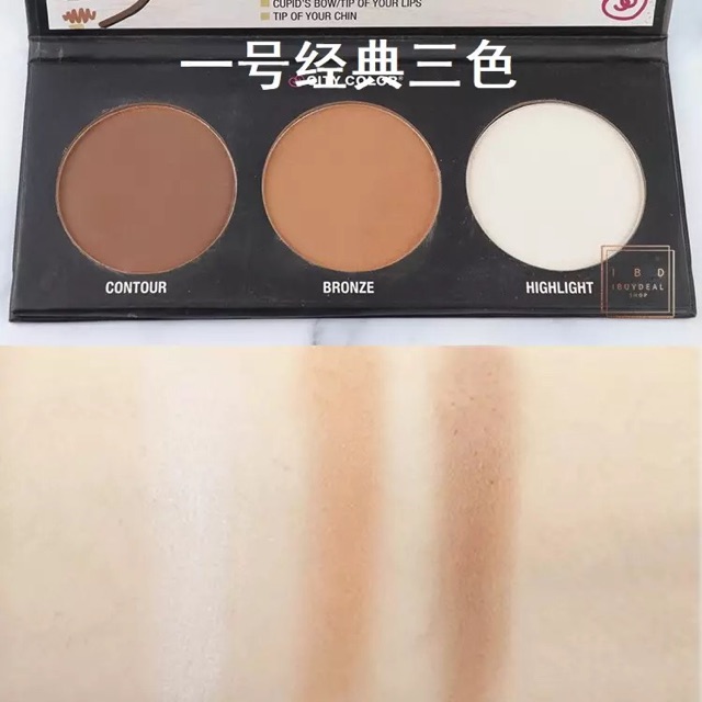 Bảng khối, highlight và má hồng CONTOUR EFFCT 2 của CITY COLOR