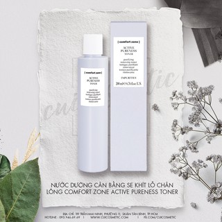TONER TÁI TẠO VÀ THANH LỌC DA COMFORT ZONE ACTIVE PURENESS TONER