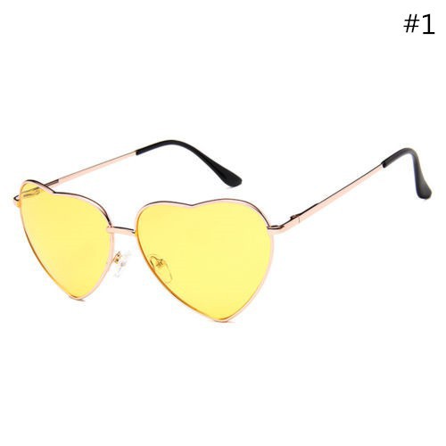 Kính mát kim loại gọng hình trái tim với nhiều màu sắc khác nhau đầy cá tính | BigBuy360 - bigbuy360.vn