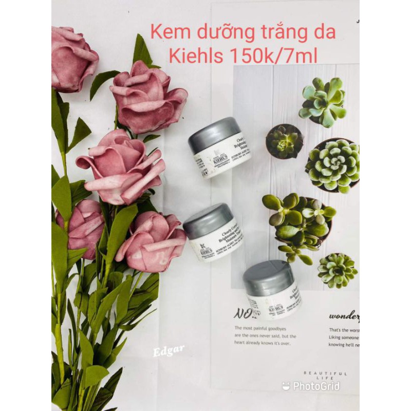 Kem dưỡng trắng da Kiehl's Clearly Corrective Brightening and Smoothing Moisture Treatmen 7ml