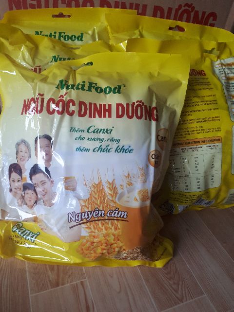 Ngũ cốc dinh dưỡng canxi nutifood date t3/2020