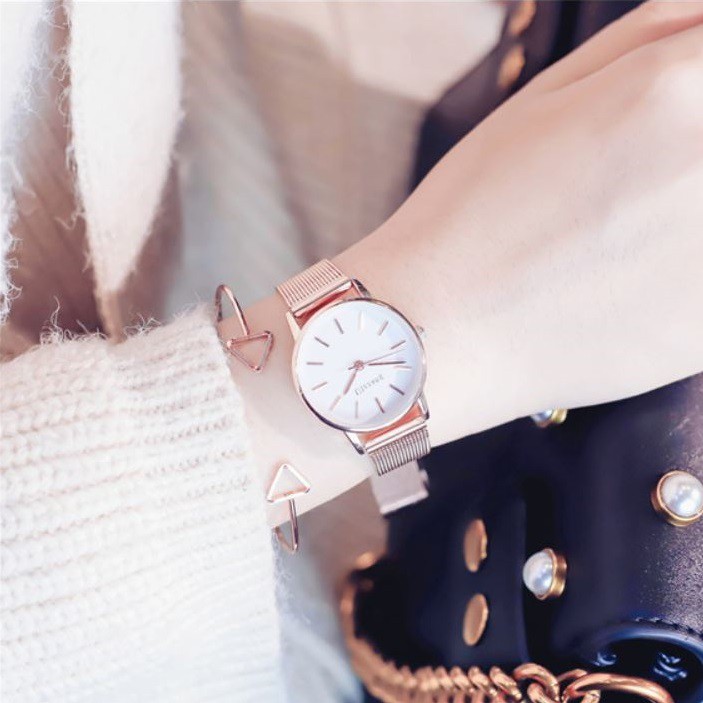 Đồng Hồ Nữ Chính Hãng ULZZANG Dây Kim Loại Cao Cấp Thiết Kế Thời Trang Sang Trọng Đẹp Giá Rẻ | BigBuy360 - bigbuy360.vn