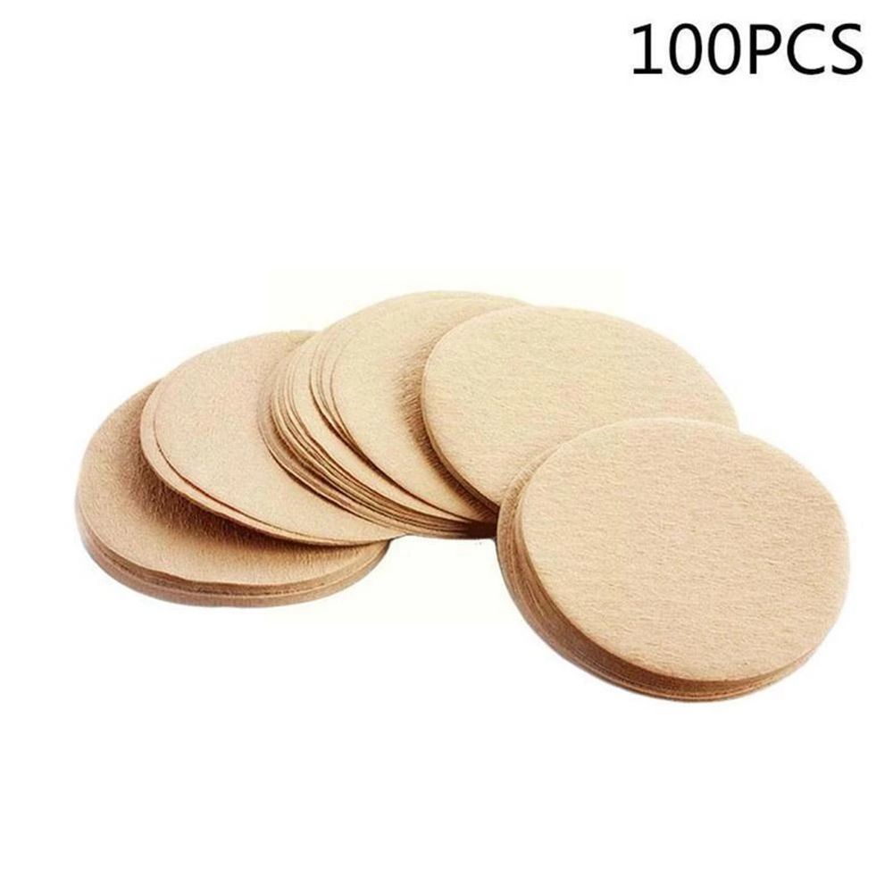 Set 100 giấy lọc cà phê hình tròn kích thước 56mm/ 60mm/ 68mm