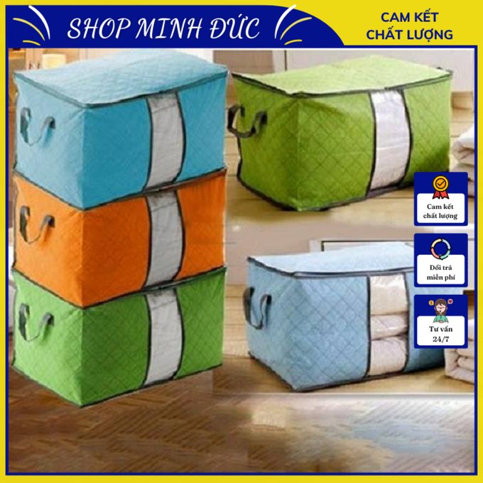 Túi Đựng Chăn Màn Quần Áo Big Size Bằng Vải Không Dệt độ bền và độ dai cao