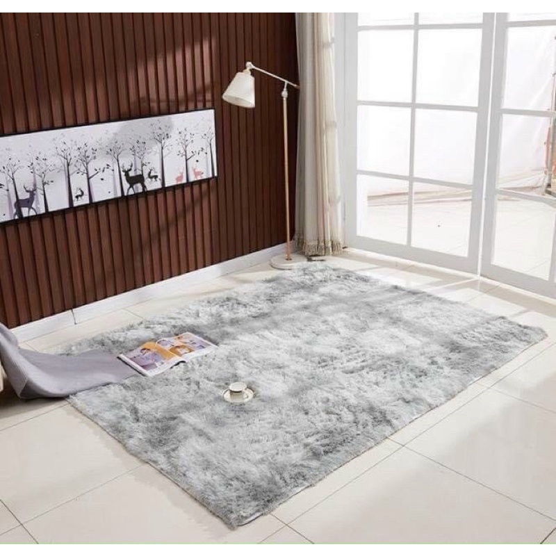 Thảm lông trải sàn mềm mượt ,thảm trang trí phòng đủ kích thước 80cm,1m,1m6 dầy dặn nhập khẩu