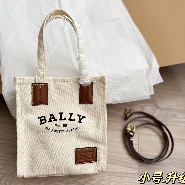 BALLY Túi Xách Mini Vải Canvas Thời Trang Cho Nữ777777