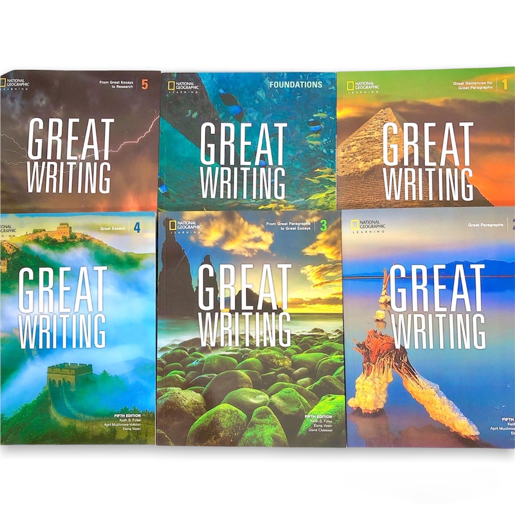 Bộ Great Writing Fifth Edition (2019 Edition) (nhập khẩu)