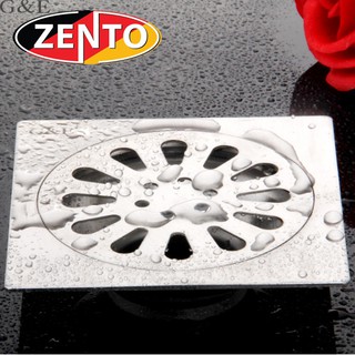 Phễu thoát sàn chống mùi hôi inox Zento TS122-L