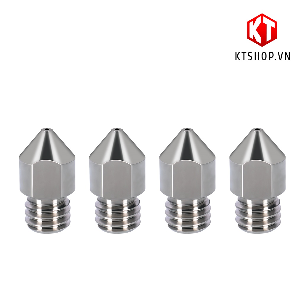 Đầu phun MK8 1.75mm bằng titan