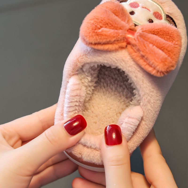 Dép Bông Đi Trong Nhà Chống Trượt Thiết Kế Mới Thời Trang 2022 Dành Cho Bé