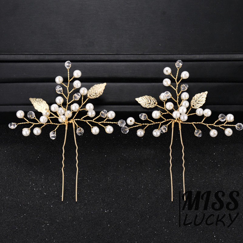 Set 2 trâm cài tóc kiểu dáng thời trang thanh tú cho nữ