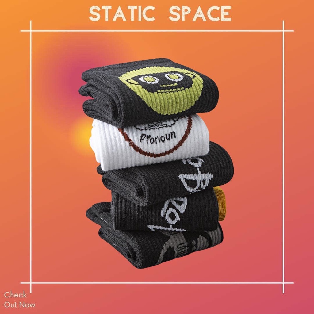 TẤT VỚ CAO CỔ NAM NỮ STYLE ROBOT - STATIC SPACE