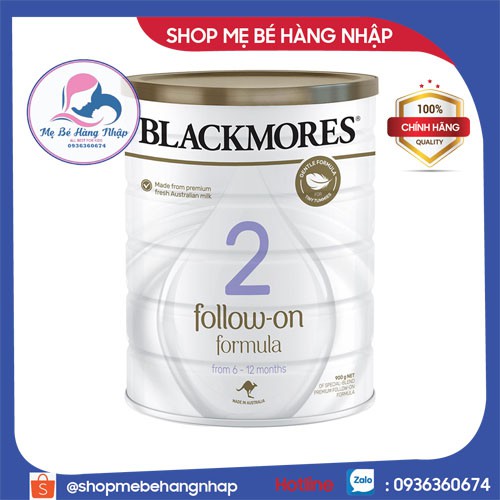 Sữa Blackmore úc số 1, 2, 3 - 900g