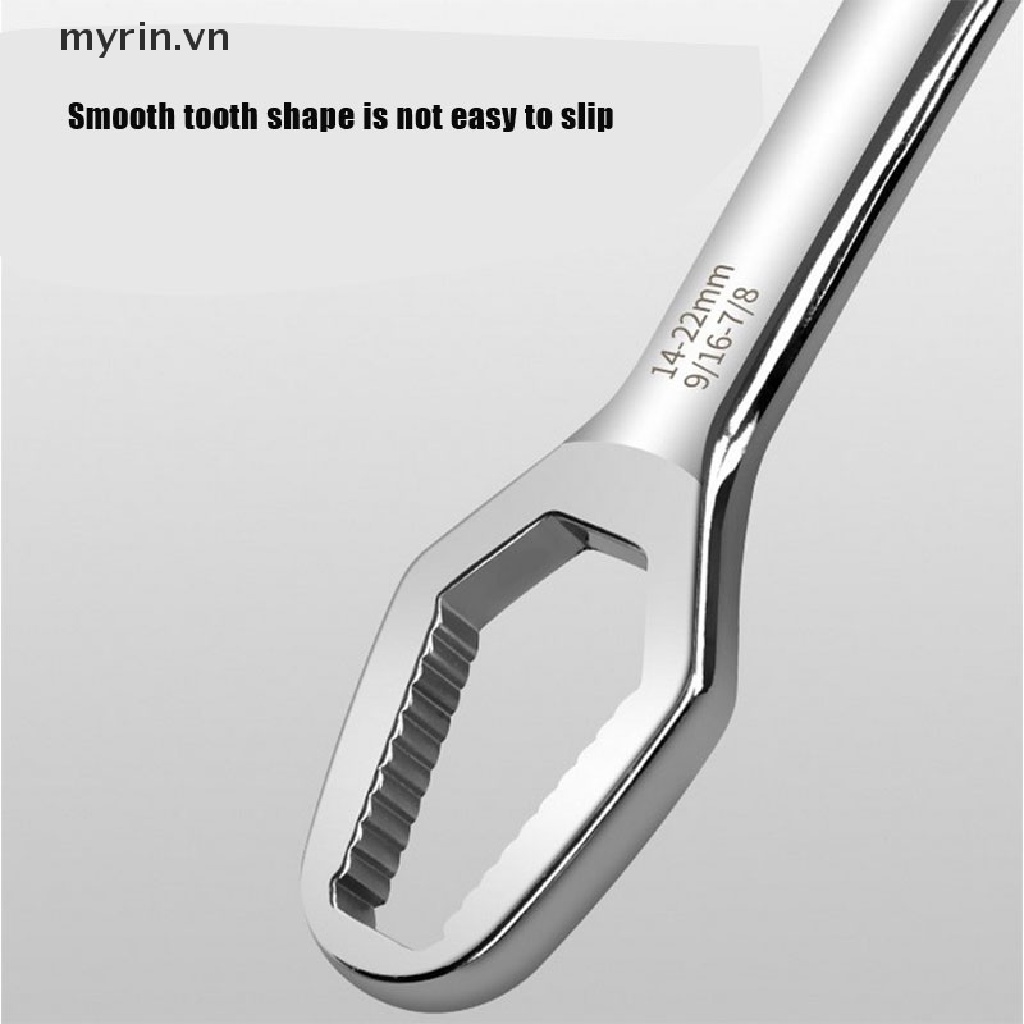 Cờ Lê Cr Vandium Hai Đầu Tự Định Vị Đa Năng 8mm-22mm
