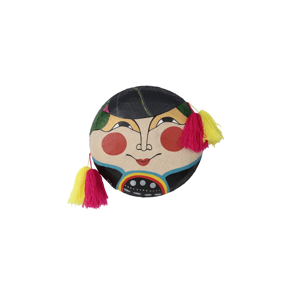 Mặt nạ cô gái dân tộc treo tường trang trí Hanoia