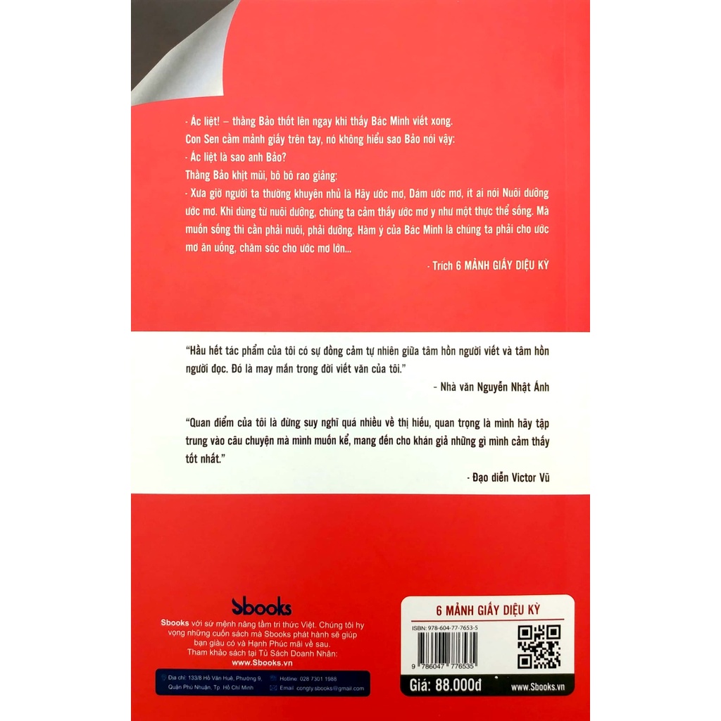 Sách - 6 Mảnh Giấy Kỳ Diệu (Nguyễn Đình Cường)
