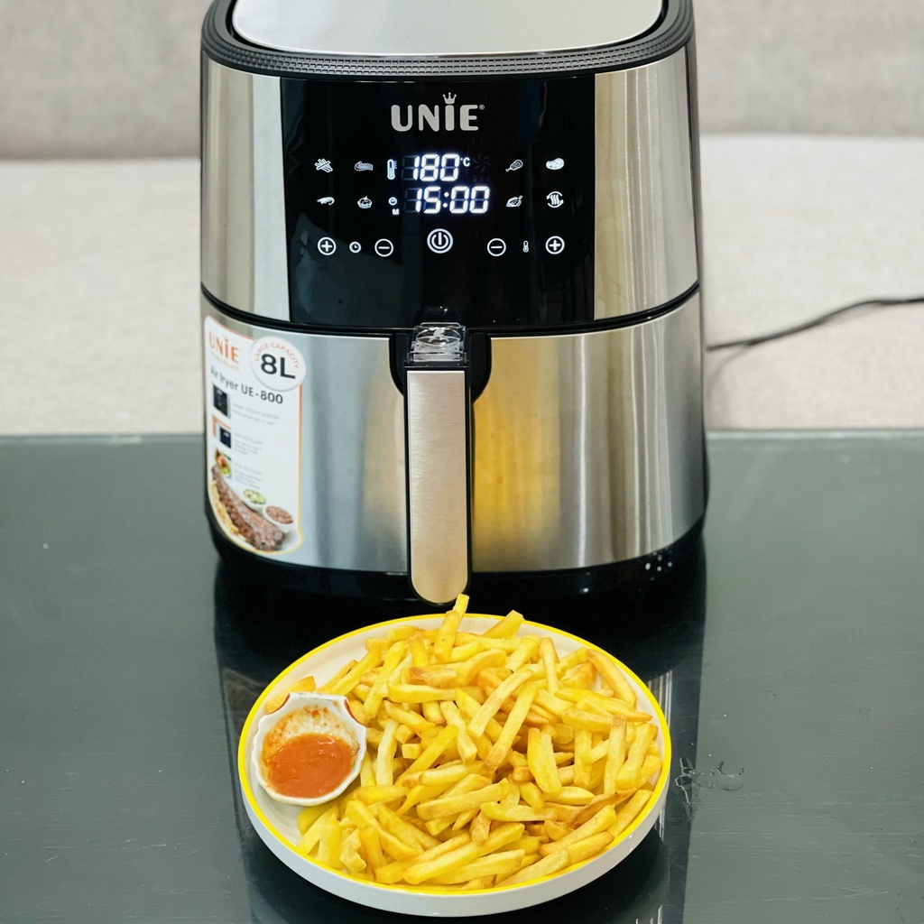 Nồi Chiên Không Dầu UNIE UE800 dung tích 8L công suất 1800W Hàng chính hãng Bảo hành 12 tháng