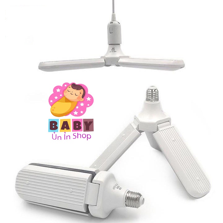 ĐÈN LED QUẠT 3 CÁNH 45W SIÊU TIẾT KIỆM ĐIỆN - THIẾT BỊ CHIẾU SÁNG THÔNG MINH CÓ THỂ ĐIỀU CHỈNH GÓC ĐỘ CÁNH QUẠT