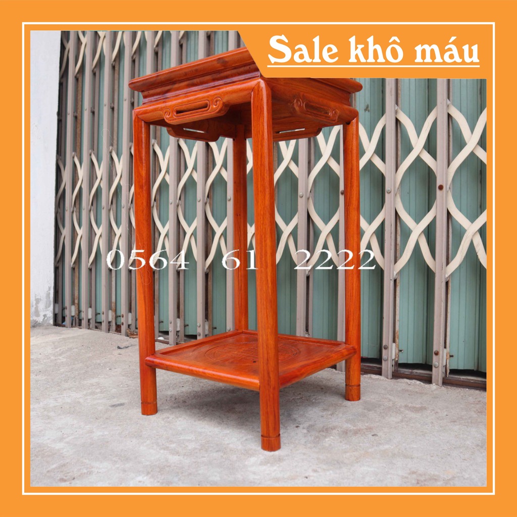 Đôn chân tròn kê đồ phòng khách vuông 30cm cao 60,70,80