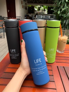 Bình giữ nhiệt Life HANQUOC-01 màu xanh